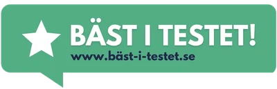 Utmärkelse: Bäst i Testet!