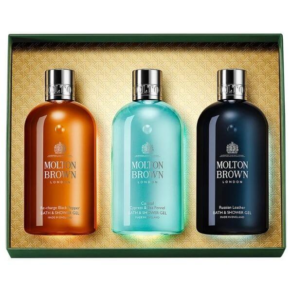 Molton Brown Woody & Aromatic Collection.